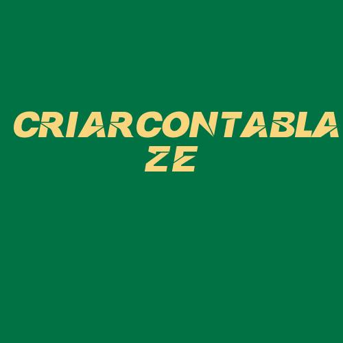 Logo da CRIARCONTABLAZE